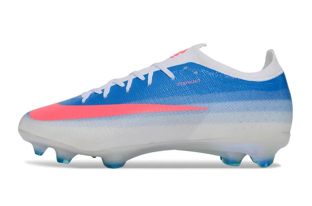 Nike নীল গোলাপি Atomknit Upper Iridescent Sole Plate Firm-Ground ফুটবল জুতো 6