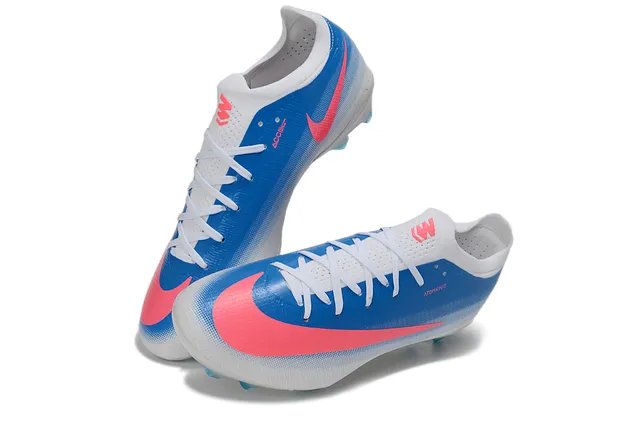 Nike নীল গোলাপি Atomknit Upper Iridescent Sole Plate Firm-Ground ফুটবল জুতো 7