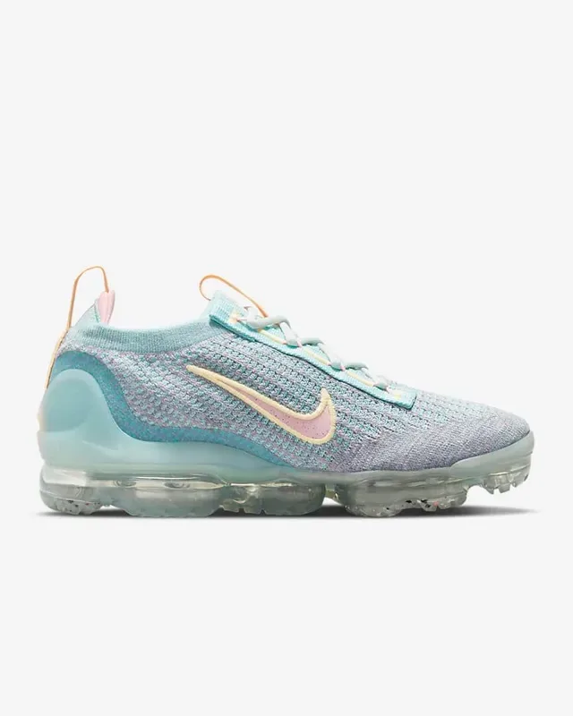 Nike Blue Pink Knit Upper Visible Air Unit Sole Lifestyle Sneakers 7