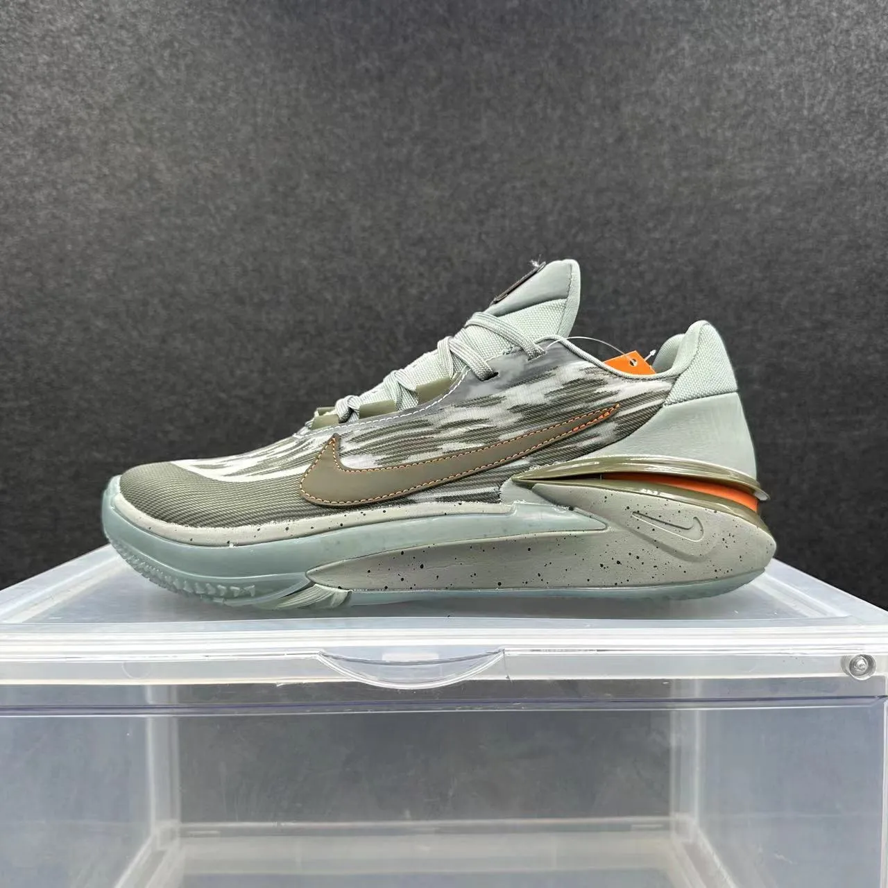 Nike Book 1 Sage Green Tan Orange Basketball Shoes 2