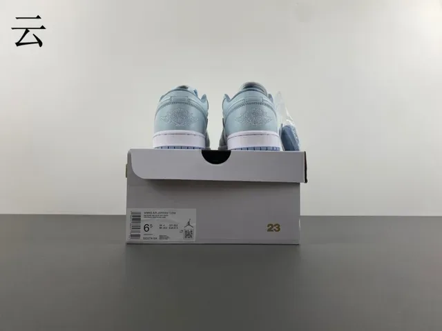 Nike Dunk Low Lifestyle Sneakers Bleu Clair et Crème 17