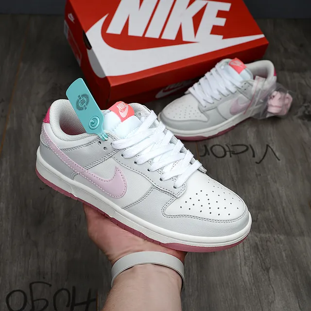 Nike Dunk Low rose blanc chaussures de skate lifestyle 2