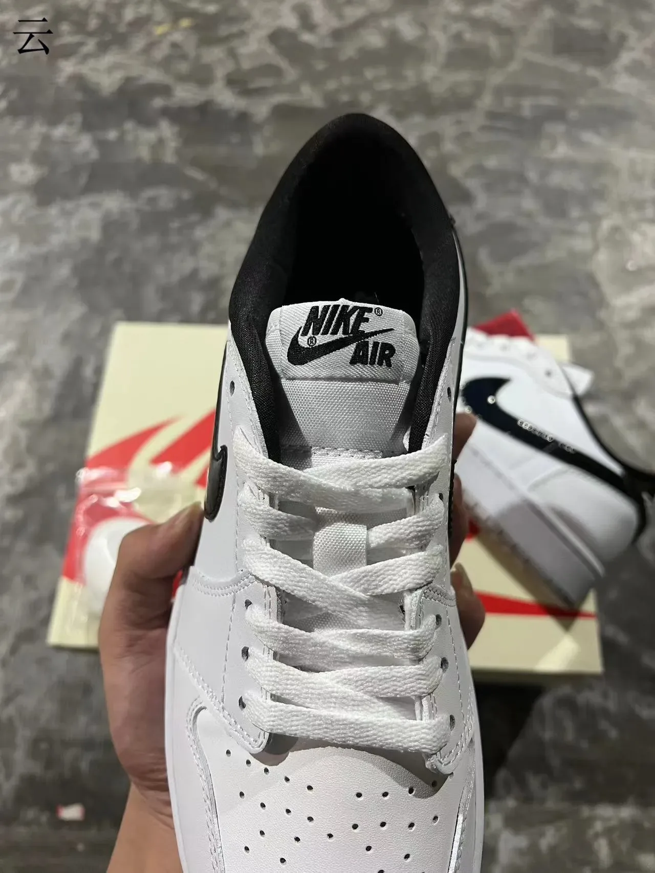 Nike Dunk Low White Black Lifestyle Sneakers 4