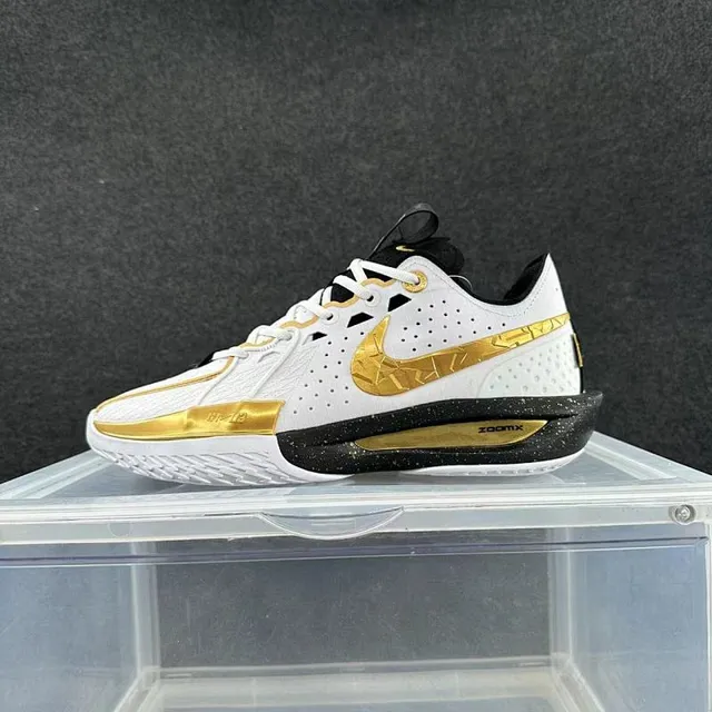 Nike G.T. Cut Platinum Gold White Black 篮球鞋 2