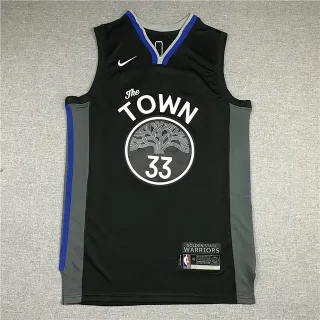 Nike Golden State Warriors 'The TOWN' Black Gray Blue Jersey