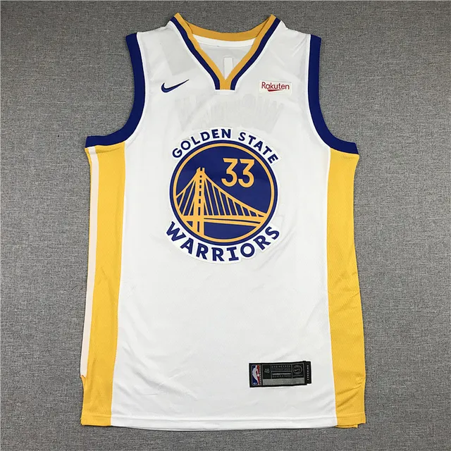 Nike Golden State Warriors 白黄蓝球衣 2