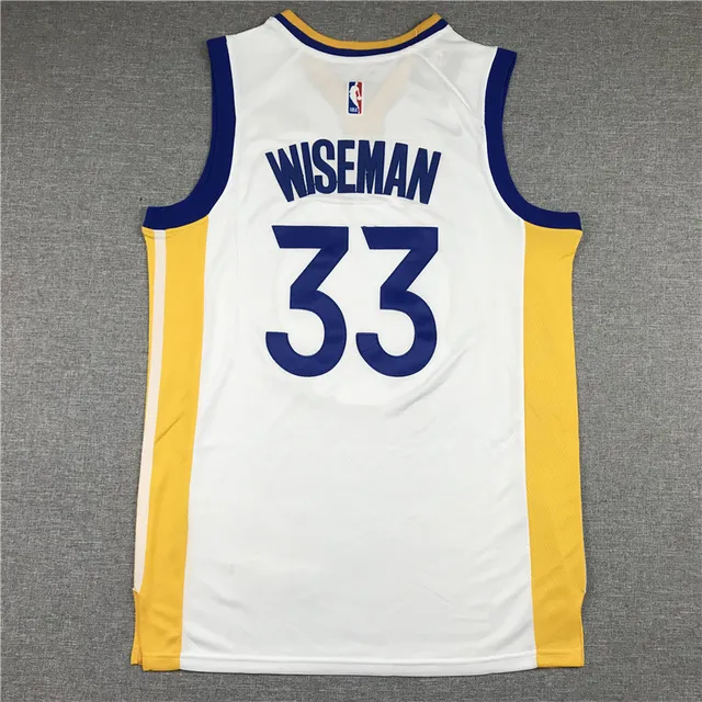 Nike Golden State Warriors 白黄蓝球衣 3