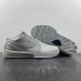 Nike 灰银 低帮 纹理 合成鞋面 篮球鞋