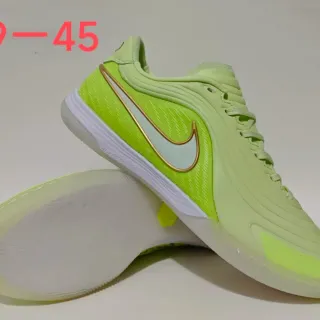 Nike Vert Or Low-Top Synthetic Upper Chaussures de football indoor