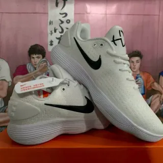 Nike Hyperdunk White Black লো-টপ সিলুয়েট নিট আপার বাস্কেটবল শু