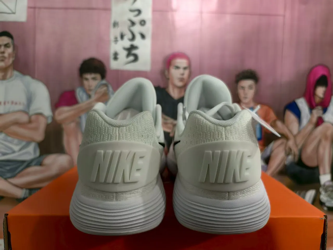 Nike Hyperdunk White Black Low-Top Silhouette Knit Upper Basketball Shoes 4