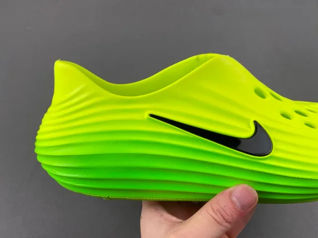 Nike Mayfly Run Neon Lime Green Molded Foam Clog 3
