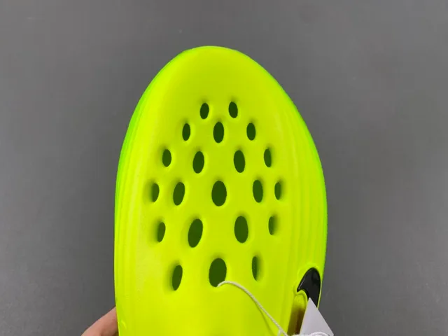 Nike Mayfly Run Neon Lime Green Molded Foam Clog 5