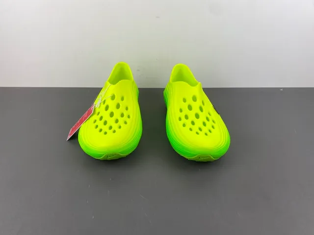 Nike Mayfly Run Neon Lime Green Molded Foam Clog 9