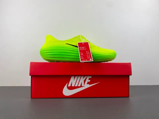 Nike Mayfly Run Neon Lime Green Molded Foam Clog 13