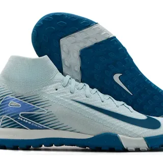Nike Mercurial Superfly Turf Ice Blue Navy Turf Sapatos de futebol