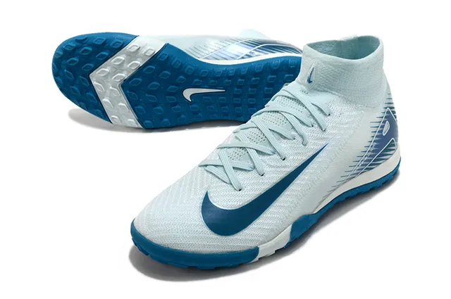 Nike Mercurial Superfly Turf Ice Blue Navy Turf Chaussures de football 3