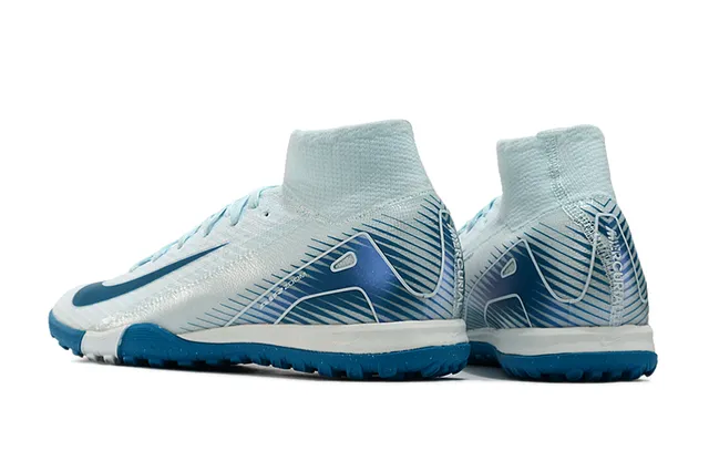 Nike Mercurial Superfly Turf Ice Blue Navy Turf Chaussures de football 4