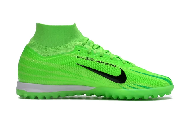 Nike Mercurial Superfly টার্ফ নিওন গ্রিন ব্ল্যাক টার্ফ সকার জুতো 5