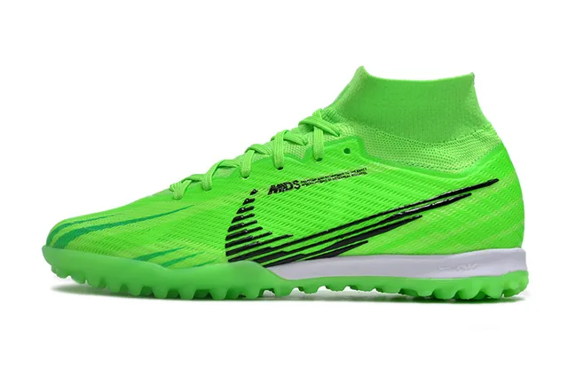 Nike Mercurial Superfly টার্ফ নিওন গ্রিন ব্ল্যাক টার্ফ সকার জুতো 6