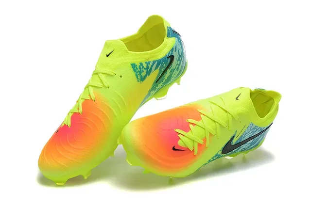 Nike Mercurial Vapor Amarillo Azul Zapatos de fútbol Low-Cut Upper sintético Suela firme 3