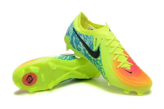 Nike Mercurial Vapor Amarillo Azul Zapatos de fútbol Low-Cut Upper sintético Suela firme 6