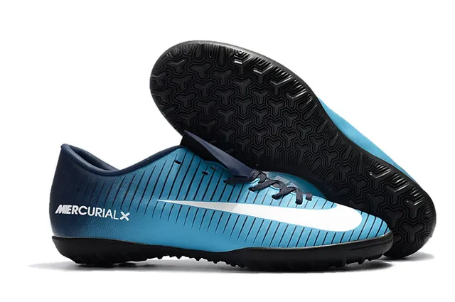 Nike Mercurial X Yellow Red Low-Cut Synthetic Upper Ribbed Textured Forefoot Turf Soccer Shoes 16