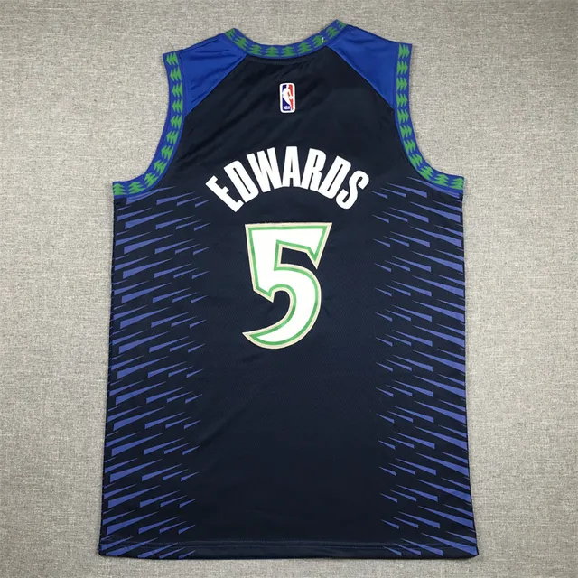 Nike Minnesota Timberwolves City Edition Blue Jersey 2