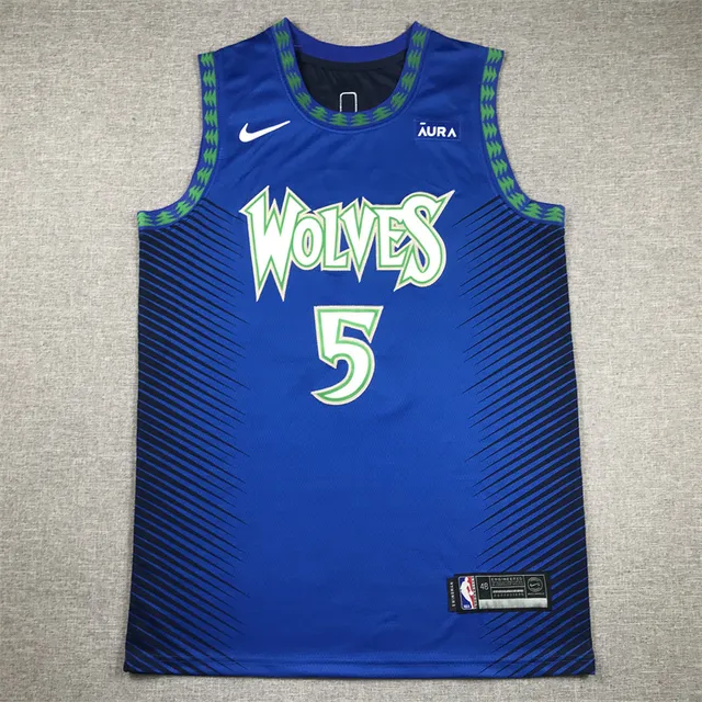 Nike Minnesota Timberwolves City Edition Blue Jersey 3