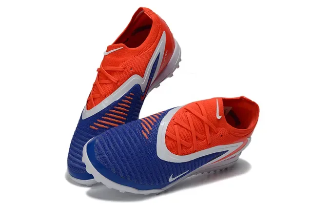 Nike برتقالي أزرق كيت أب سينثيتيك أوفرليز تورف سوكر شوز 3