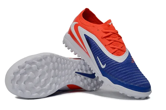 Nike برتقالي أزرق كيت أب سينثيتيك أوفرليز تورف سوكر شوز 6