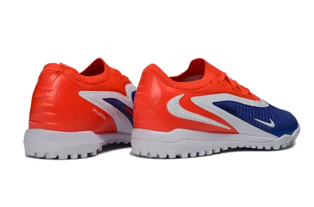 Nike برتقالي أزرق كيت أب سينثيتيك أوفرليز تورف سوكر شوز 7