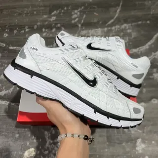 Nike P-6000 أبيض وأسود حذاء رياضي نمط حياة