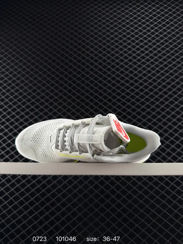 Nike Pegasus Premium White Green Knit Upper Visible Air Zoom Unit Running Shoes 4