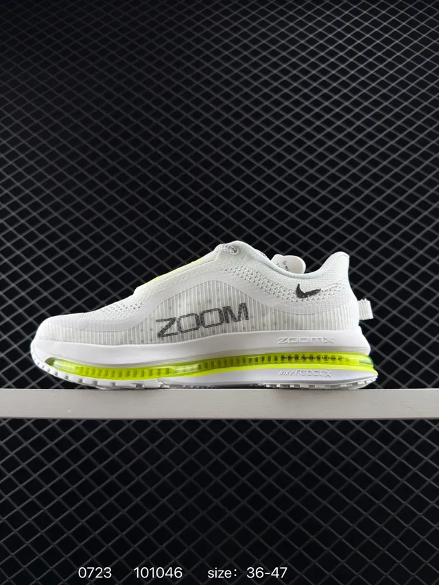 Nike Pegasus Premium White Green Knit Upper Visible Air Zoom Unit Running Shoes 5