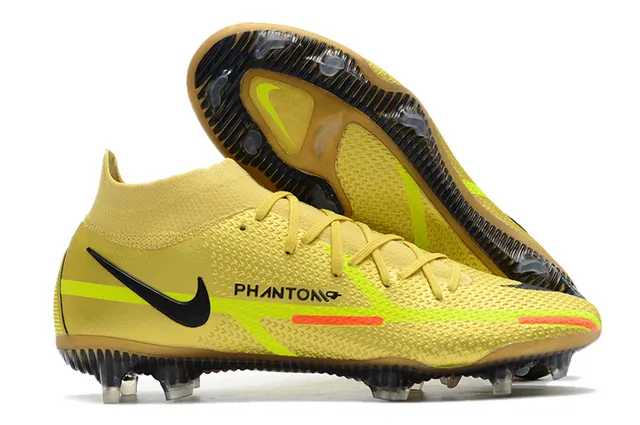 Nike Phantom GT أسود برتقالي Firm-Ground أحذية كرة القدم 3