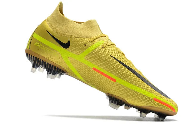 Nike Phantom GT أسود برتقالي Firm-Ground أحذية كرة القدم 5