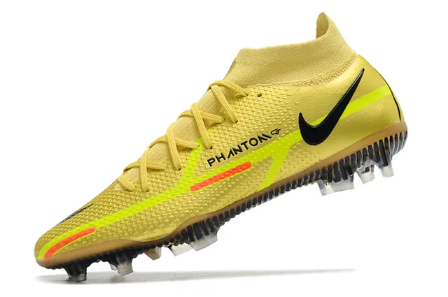 Nike Phantom GT أسود برتقالي Firm-Ground أحذية كرة القدم 6