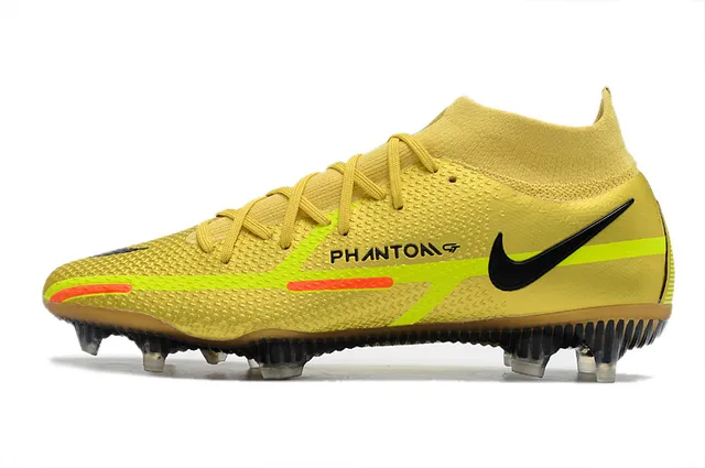 Nike Phantom GT أسود برتقالي Firm-Ground أحذية كرة القدم 7