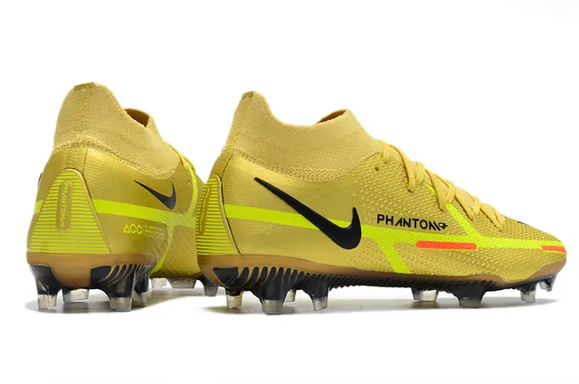Nike Phantom GT أسود برتقالي Firm-Ground أحذية كرة القدم 9