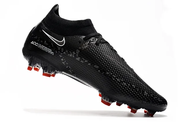 Nike Phantom GT أسود برتقالي Firm-Ground أحذية كرة القدم 17