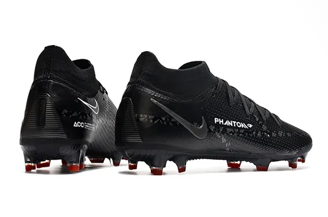 Nike Phantom GT أسود برتقالي Firm-Ground أحذية كرة القدم 21