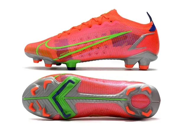 Nike Phantom GT Bright Orange Neon Green Firm-Ground Chuteiras 6