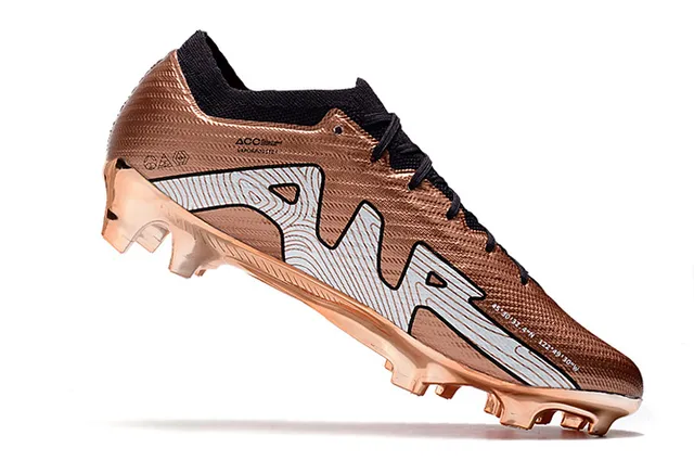 Nike Phantom GT ذهبي وردي معدني نحاسي العلوي غير المتوازي للرباط أرض صلبة أحذية كرة القدم 3
