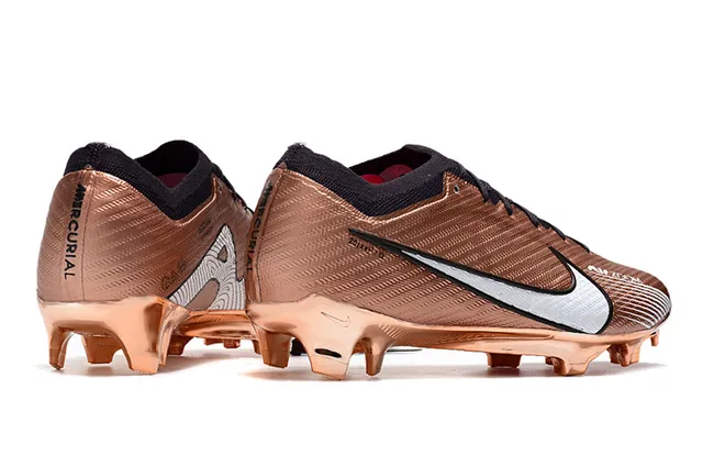 Nike Phantom GT ذهبي وردي معدني نحاسي العلوي غير المتوازي للرباط أرض صلبة أحذية كرة القدم 7