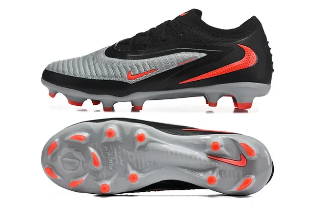 Nike Phantom GT 黑色灰色橙色碎地足球鞋 5