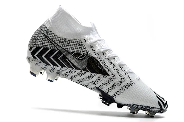 Nike Phantom GT সাদা কালো নেভি ফার্ম-গ্রাউন্ড সকার শু 3