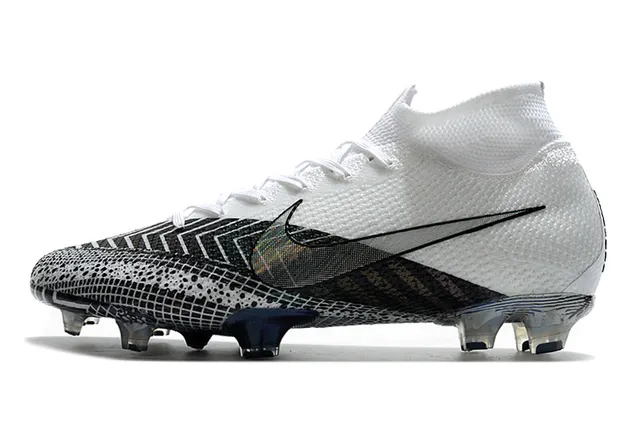 Nike Phantom GT সাদা কালো নেভি ফার্ম-গ্রাউন্ড সকার শু 5