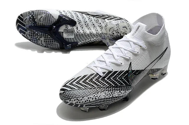 Nike Phantom GT সাদা কালো নেভি ফার্ম-গ্রাউন্ড সকার শু 6