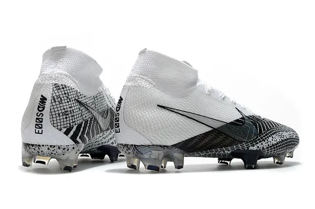 Nike Phantom GT সাদা কালো নেভি ফার্ম-গ্রাউন্ড সকার শু 7